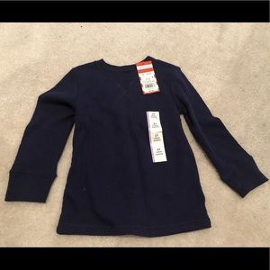 Cat & Jack Navy Long Sleeve Shirt 2T**New w/Tags**
